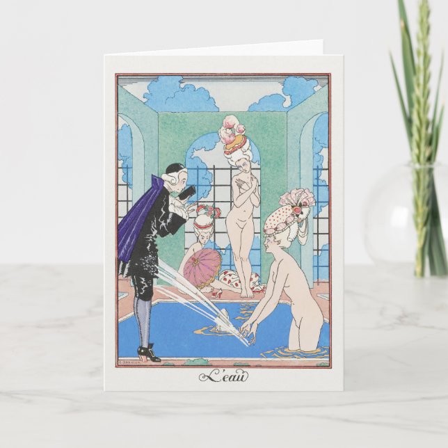 George Barbier, Cartões de agradecimentos do Art D (Frente)