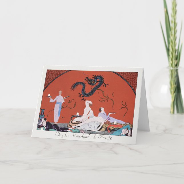 George Barbier, Cartões de agradecimentos do Art D (Frente)