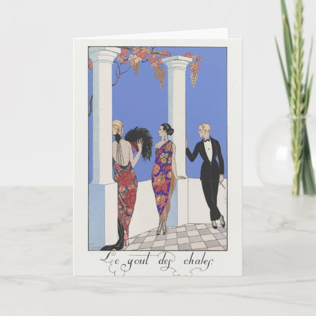 George Barbier, Cartões de agradecimentos do Art D (Frente)