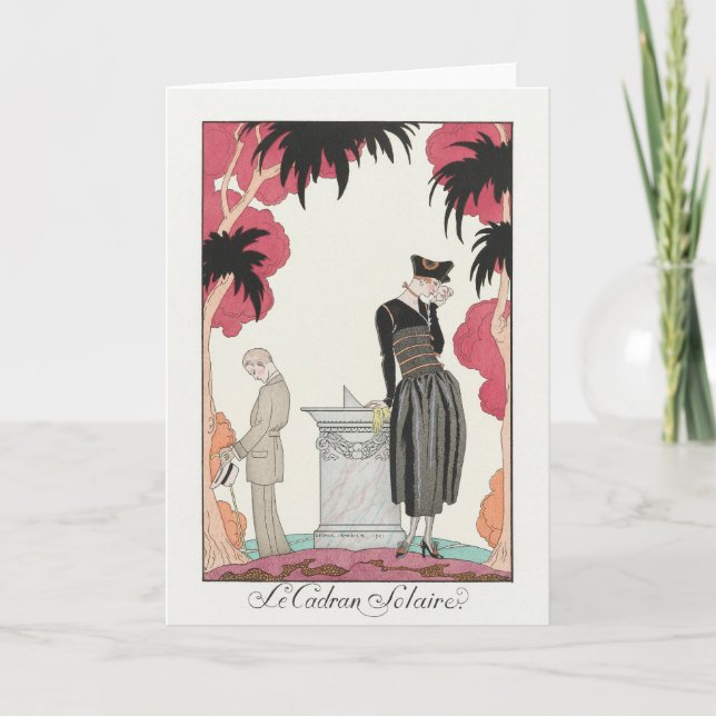 George Barbier, Cartões de agradecimentos do Art D (Frente)