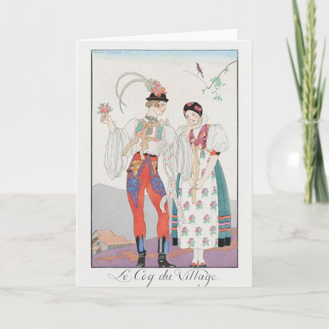 George Barbier, Cartões de agradecimentos do Art D (Frente)