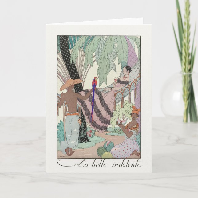 George Barbier, Cartões de agradecimentos do Art D (Frente)