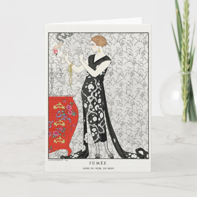 George Barbier, Cartões de agradecimentos do Art D (Frente)