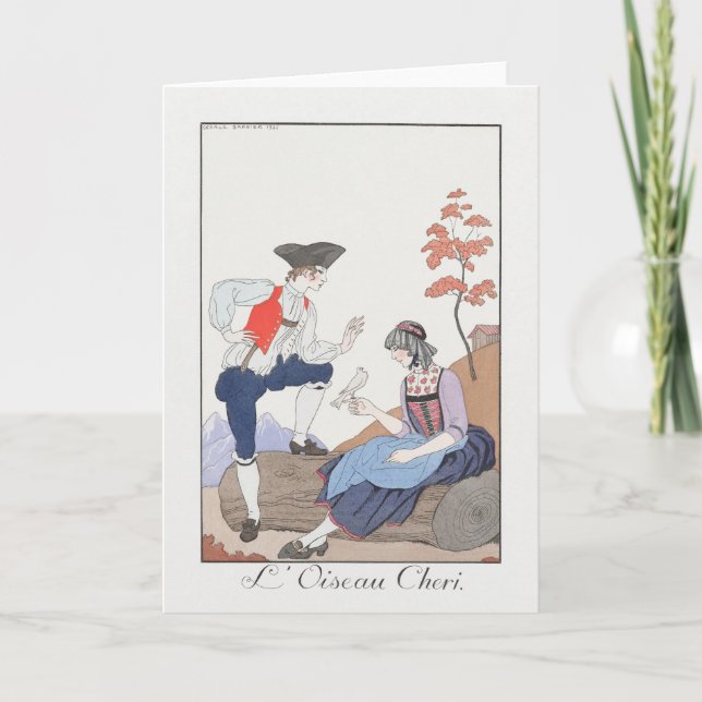 George Barbier, Cartões de agradecimentos do Art D (Frente)