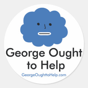 George deve ajudar o grupo da etiqueta