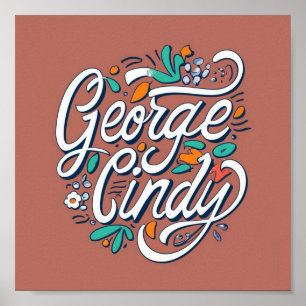 George e Cindy Poster
