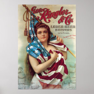 George Ringler & de cerveja do CO. poster