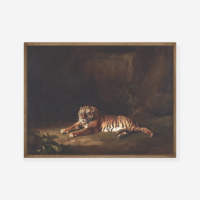 George Stubbs Tiger Pintura Impressão (Criador carregado)