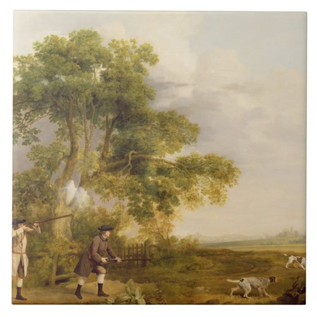 George Stubbs | tiro de dois cavalheiros (o óleo (Frente)