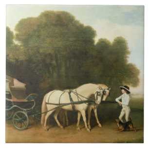 George Stubbs   um Phaeton com um par de Pon de