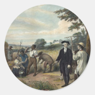 George Washington como adesivos da Farmer
