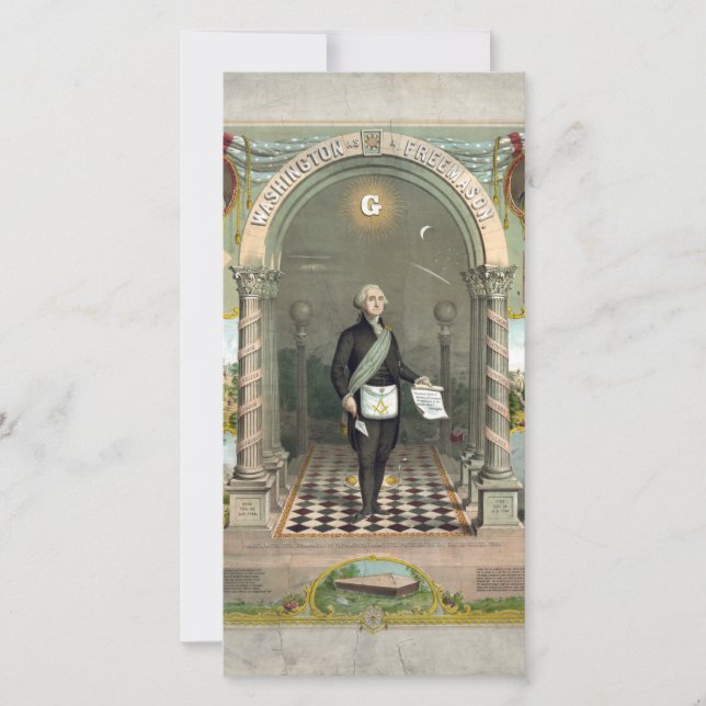 George Washington como Freemason (Frente)