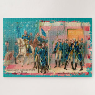 George Washington e Tropas Grande Quebra-cabeça