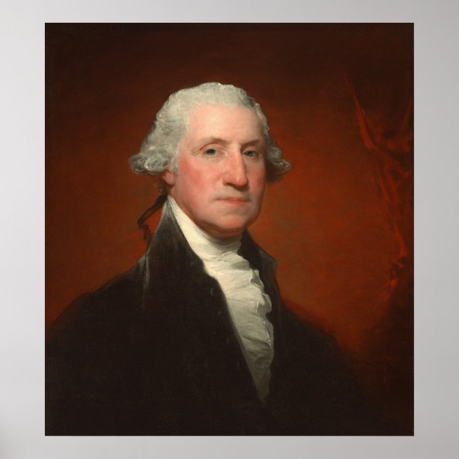 George Washington - Gilbert Stuart Fine Art Poster (Frente)