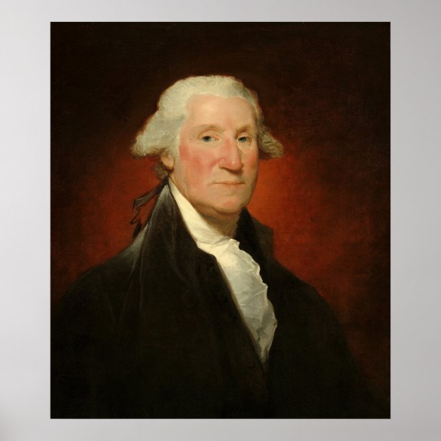 George Washington - Gilbert Stuart Fine Art Poster (Frente)