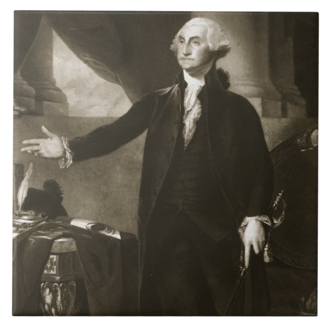 George Washington, ø presidente do Sta unido (Frente)