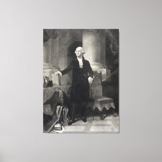 "George Washington Portrait" canvas (Frente)