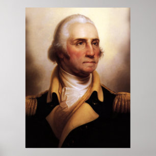 George Washington Portrait Poster Colossal Tamanho
