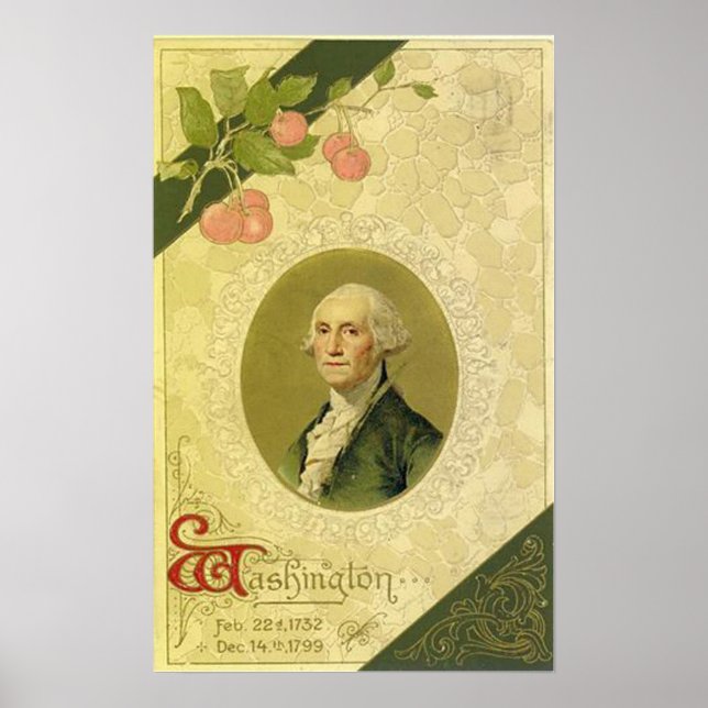 George Washington Poster vintage (Frente)