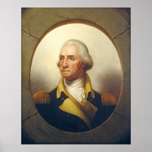 George Washington, Rembrandt Peale Fine Art Poster (Frente)