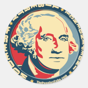 George Washington - revolução: Etiqueta de OHP
