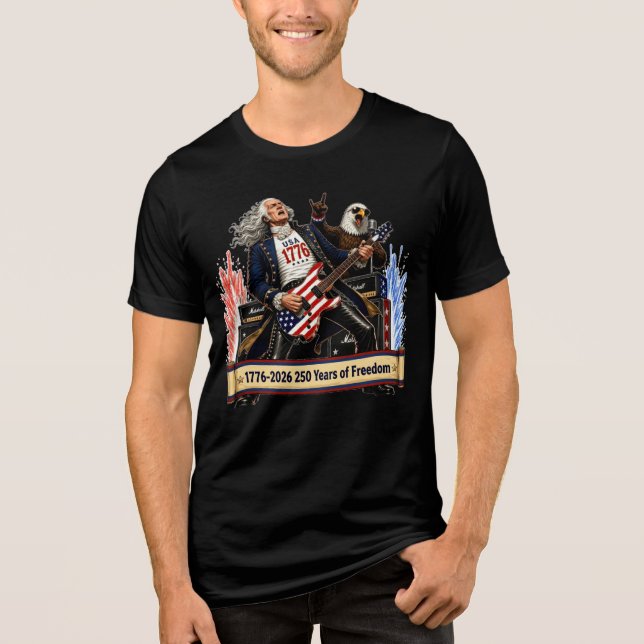 George Washington Rockstar Guitar 4 de Julho (Frente)
