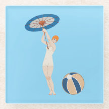 Georges Barbier Au Lido 1924 Ilustração de Moda