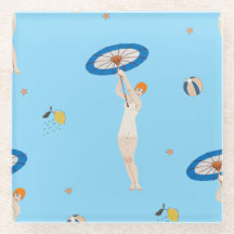 Georges Barbier Au Lido 1924 Ilustração de Moda