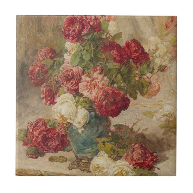 Georges Jeannin - Uma Vida Estática com Rosas em u (Frente)