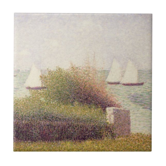Georges Pierre Seurat | La Rade de Grandcamp (Frente)
