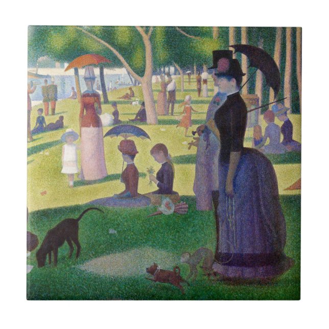 Georges Seurat - Domingo em La Grande Jatte (Frente)