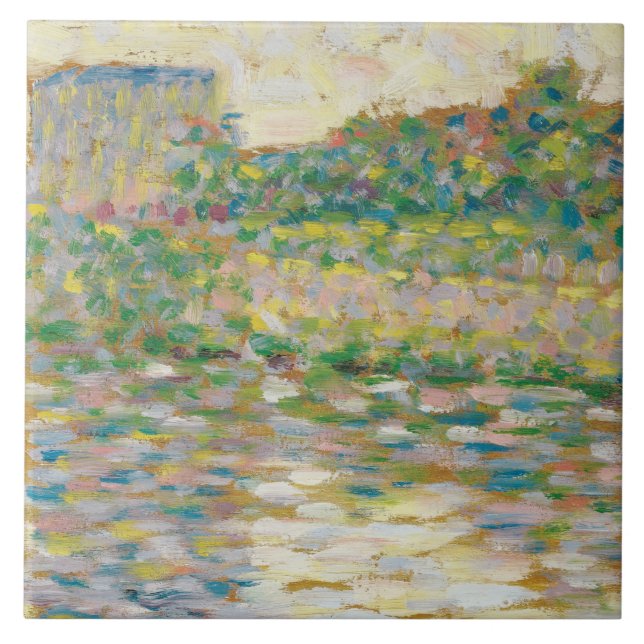 Georges Seurat - o Seine em Courbevoie (Frente)