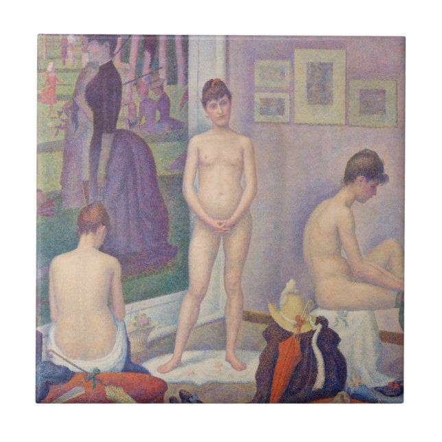 Georges Seurat - Os Modelos (Frente)