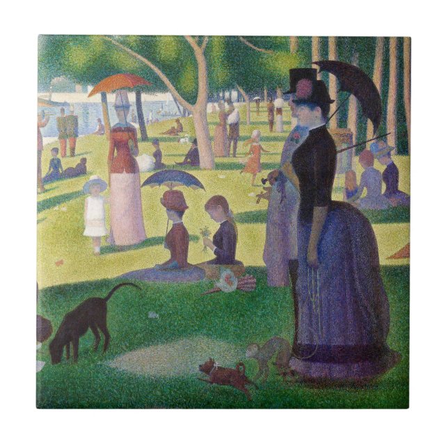 Georges Seurat - Um Domingo na La Grande Jatte (Frente)
