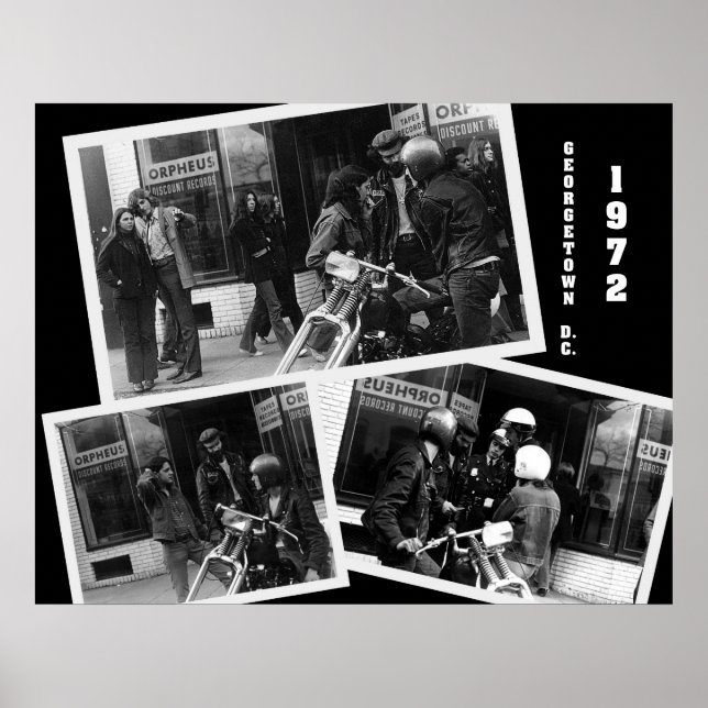 Georgetown, Washington, D.C. 1972 Poster (Frente)