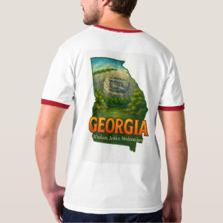 Geórgia | Camisa T do Orgulho de Estado Vibrante