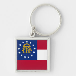 Georgia Flag Chaveiro
