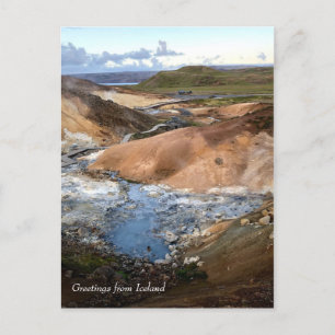 Geotérmica Islândia - Cartão postal