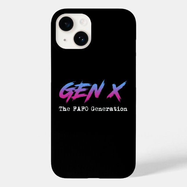 Geração X - A Geração FAFO (Verso)