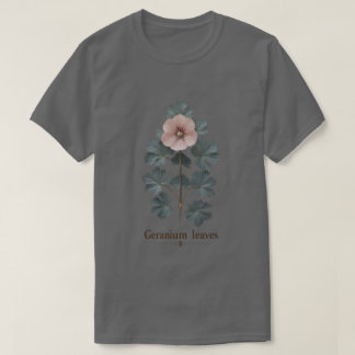Geranium deixa a camisa design 2