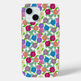 Geranium Flowers IPhone 15 Alto Caso