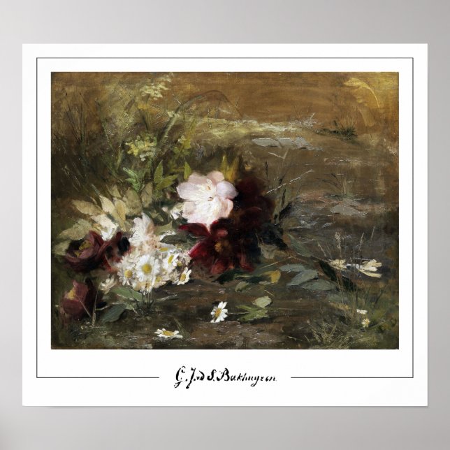 Gerardina van de Sande Bakhuyzen Zedign Art Poster (Frente)