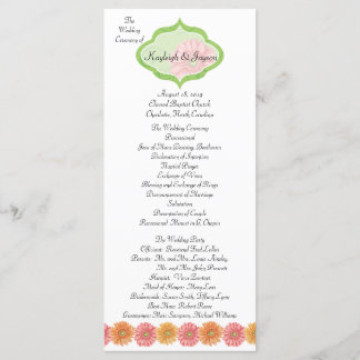 Gerber Daisy Adicionar Seu Programa De Casamento F