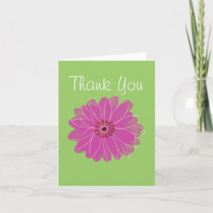 Gerber Daisy Cartões de agradecimentos