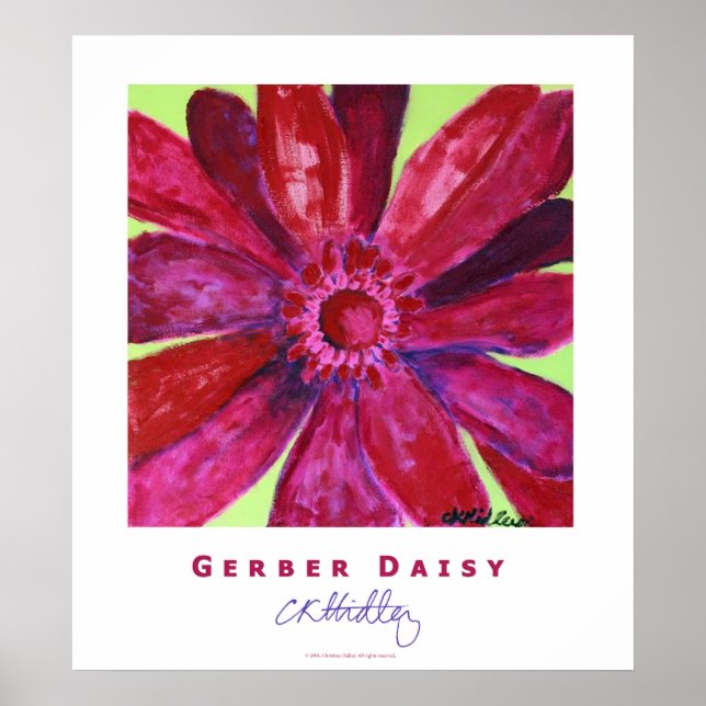 Gerber Daisy Poster (Frente)