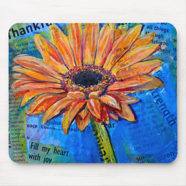 Gerbera BOLD Daisy mousepad (Frente)