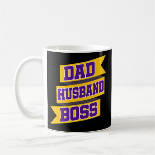 Gerente masculino engraçado da caneca de café do