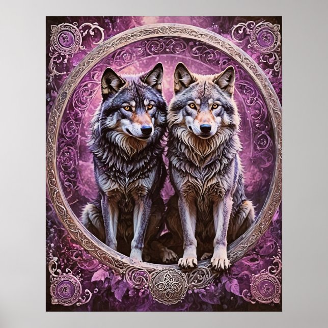 Geri e Freki Poster (Frente)