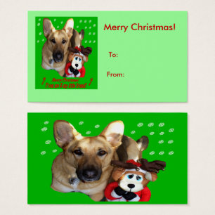 German shepherd de Natal e Reindeer de Brinquedos