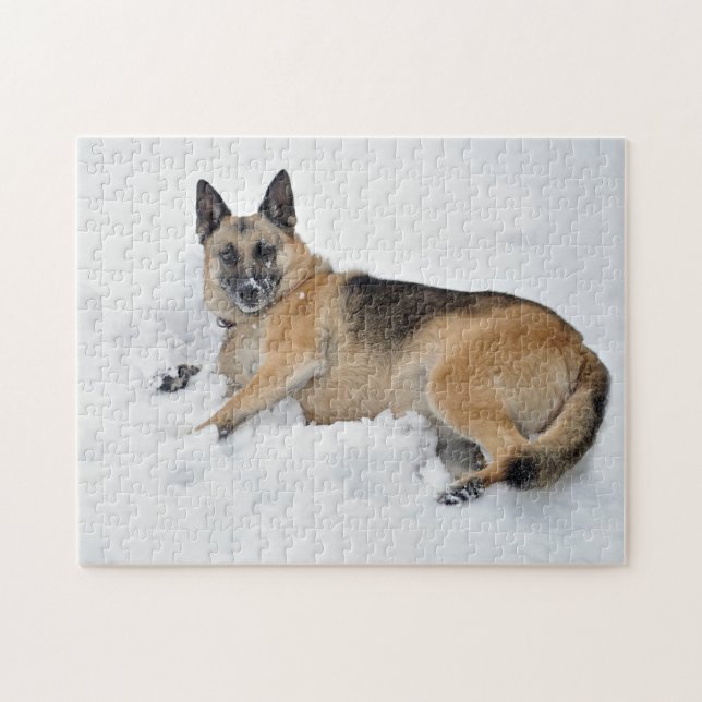 German shepherd de resgate na Quebra-cabeça de ser (Horizontal)